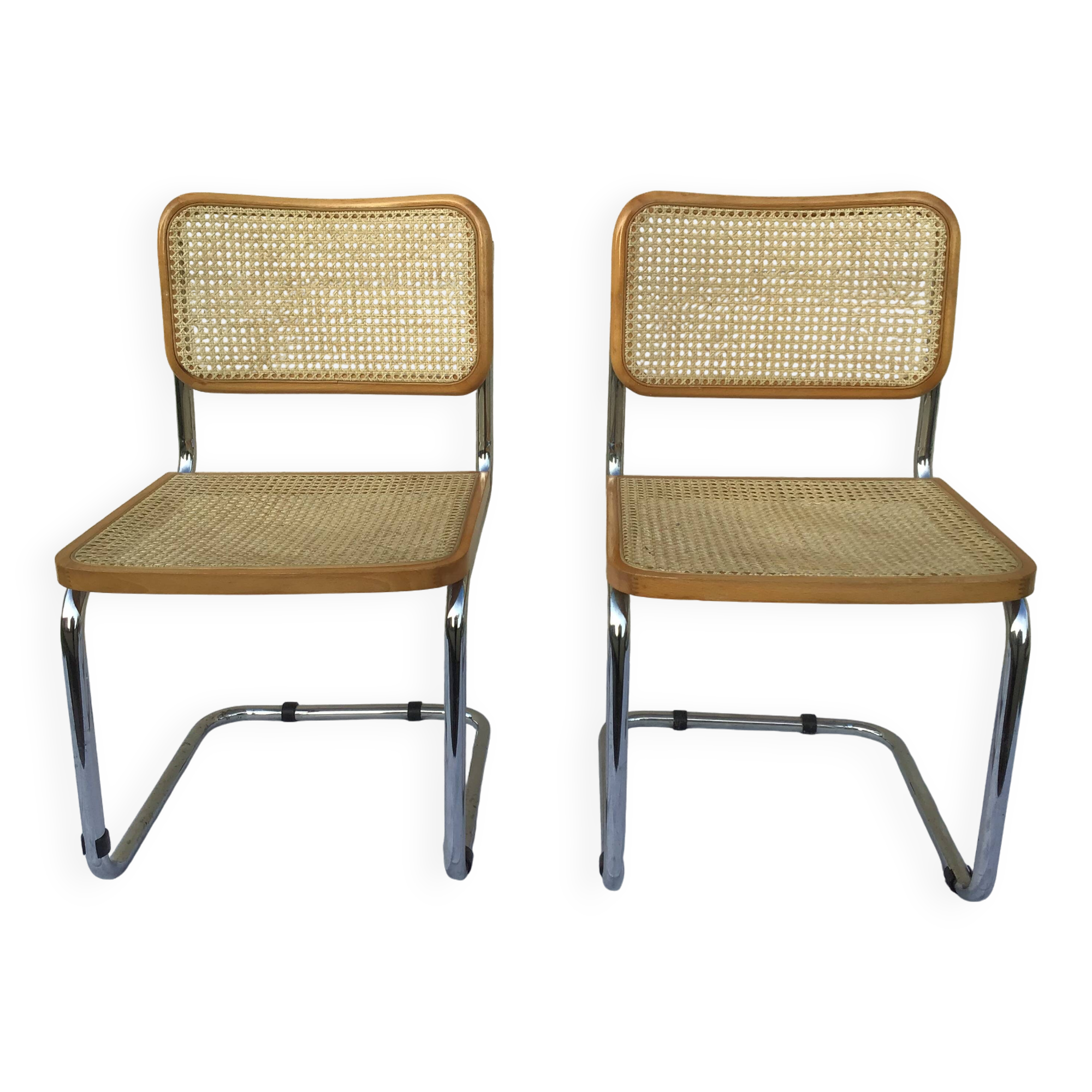 Pair of Marcel Breuer B32 chairs