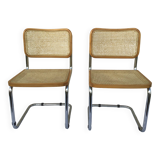 Paire de chaises Marcel Breuer B32