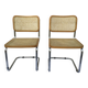 Pair of Marcel Breuer B32 chairs