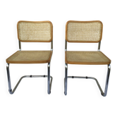 Paire de chaises Marcel Breuer B32
