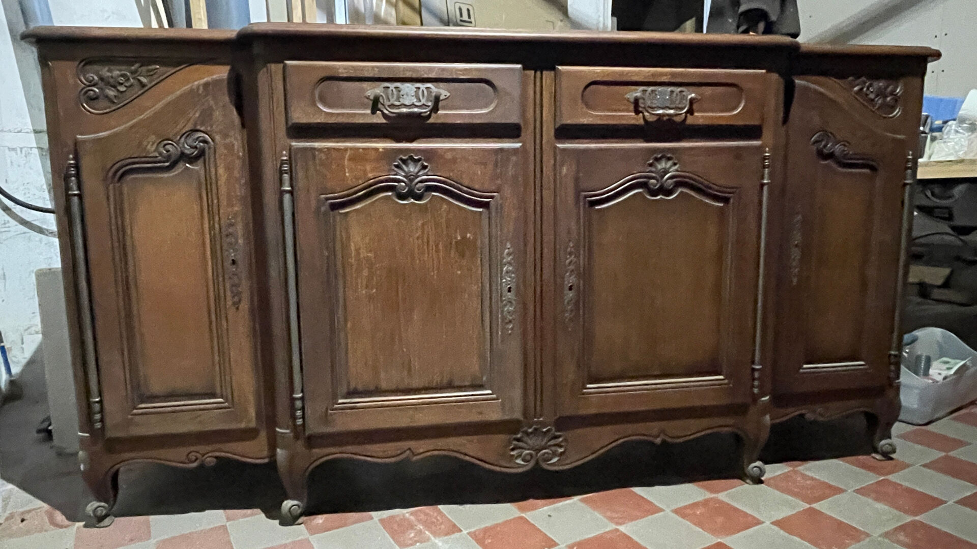 Wooden sideboard