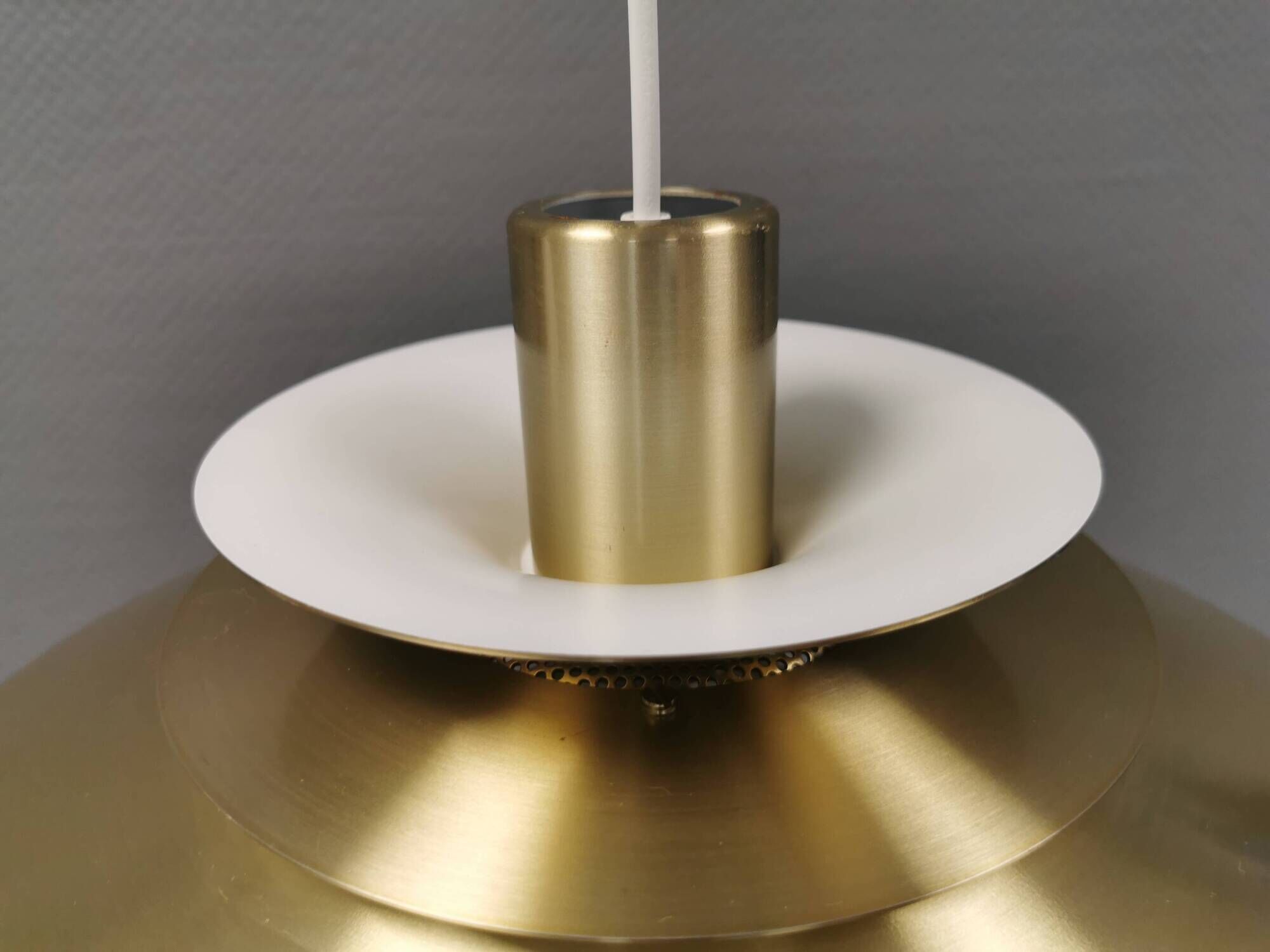 Danish designed hanging lamp, produced by JEKA model Verona 1980s