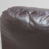 Paire de fauteuils en cuir Maralunga de Vico Magistretti pour Cassina, 1974