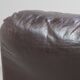 Pair of Maralunga leather armchairs by Vico Magistretti for Cassina, 1974