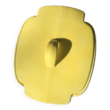 Plat soupière jaune