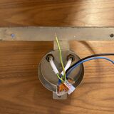 1 x Wall lamp by Carlo Nason for Mazzega, Cascade, Ice Blue, 1970s