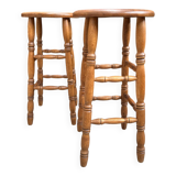 Pair of mid-20th century bar stools