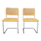 Pair of B32 chairs by Marcel Breuer