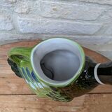 Antique zoomorphic duck-shaped carafe pitcher