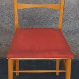 Set of 6 chairs and 2 vintage armchairs