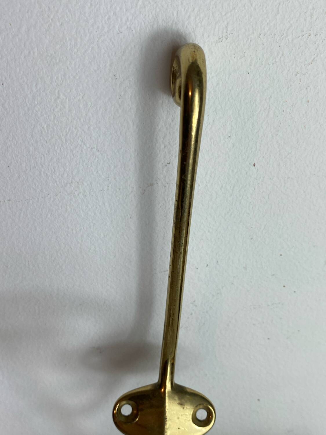 Pair of brass hooks