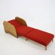1960s Armchair convertible to Daybed, Czechoslovakia