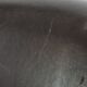 Set of 2  black/grey sheepskin leather club chairs