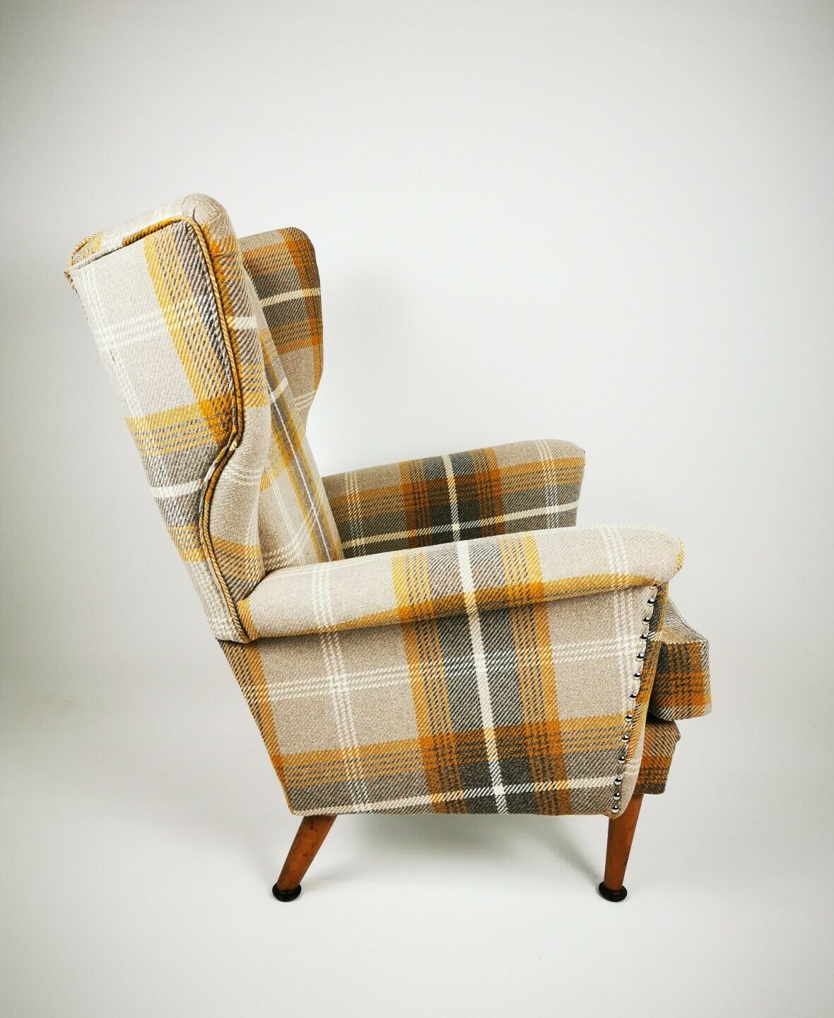 1950's wing back armchair and sofa