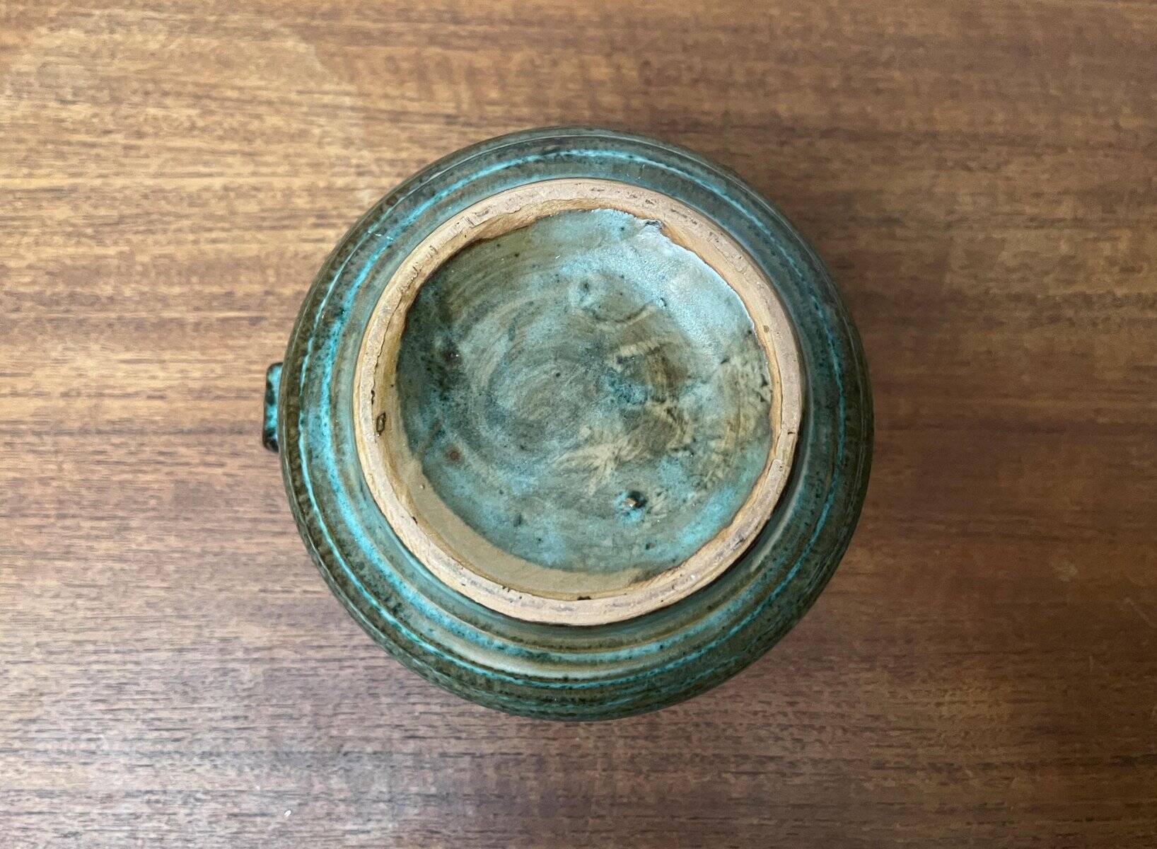 Mid-century pottery vase from the 1960s.