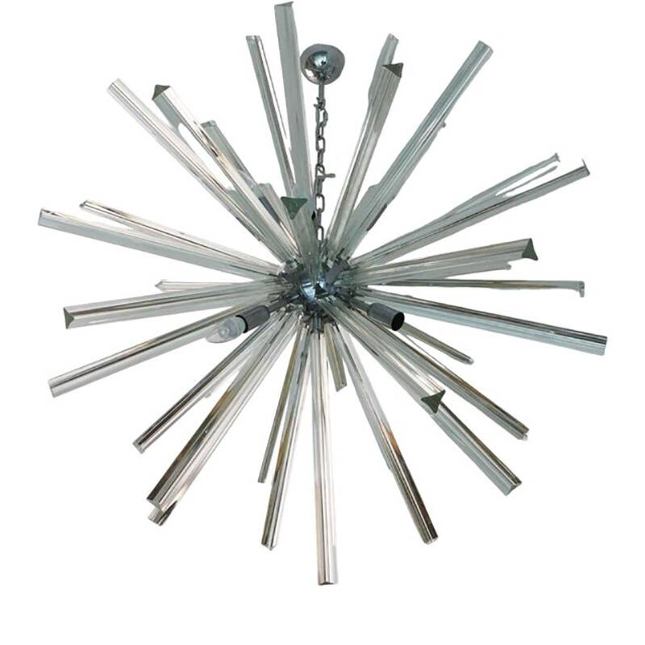 Sputnik Triedro Murano Glass Chandelier