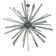 Sputnik Triedro Murano Glass Chandelier
