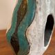 Asymmetrical ceramic lamp Vallauris France 1950, signed, unique