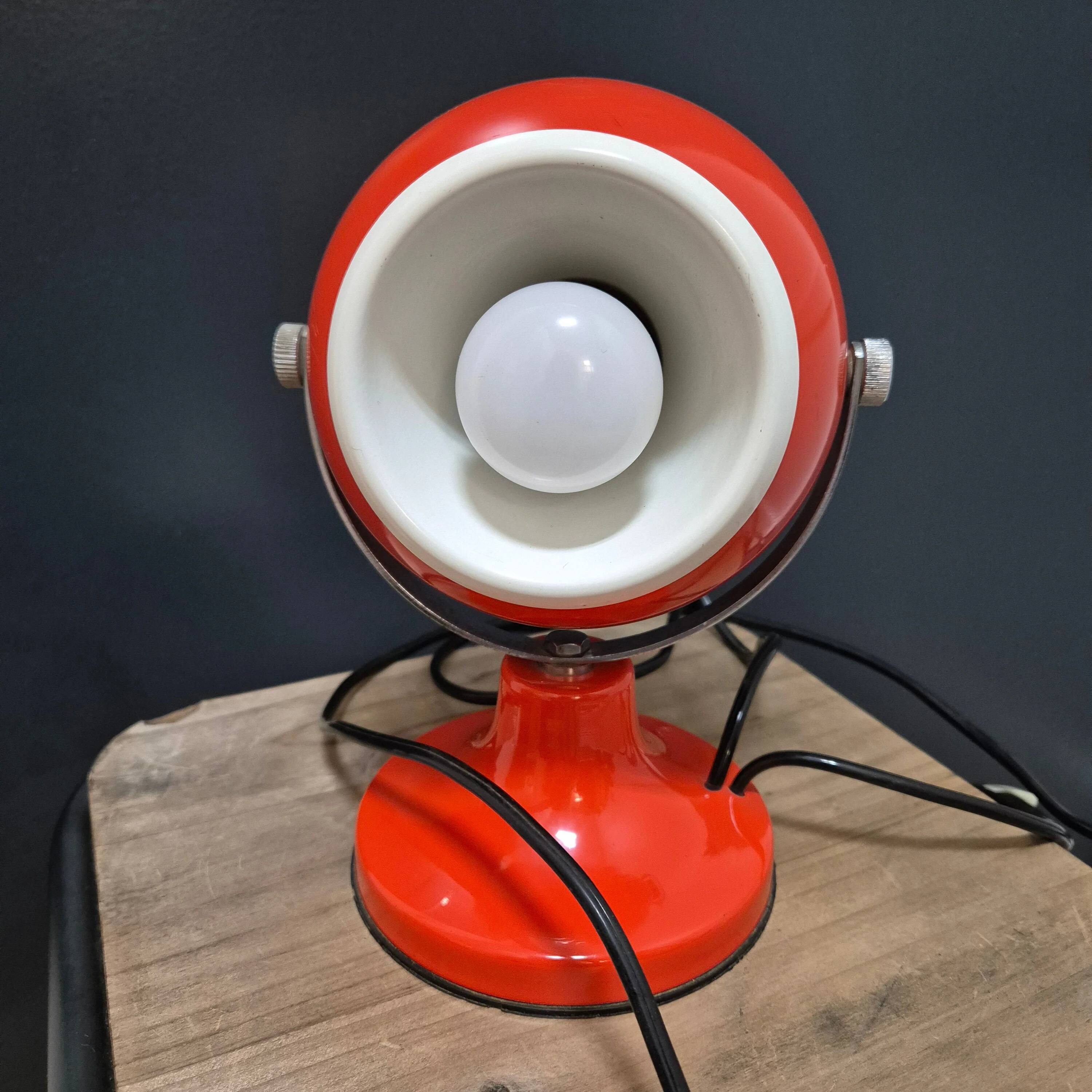 Vintage orange lamp