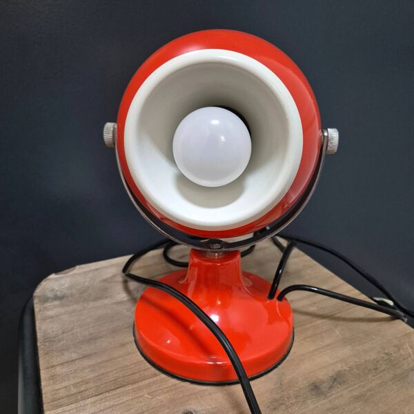 Lampe orange vintage