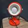 Lampe orange vintage