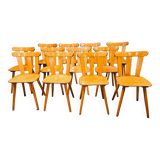 Set of 12 vintage bistro chairs