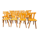 Lot de 12 chaises bistrot vintage
