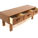 Scandinavian walnut chest of drawers, Sweden, 1960