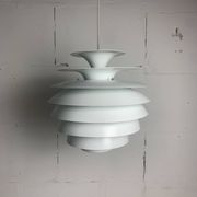 Danish Scandinavian artichoke "Barcelona" hanging pendant lamp by Bent Karlby, 1960s