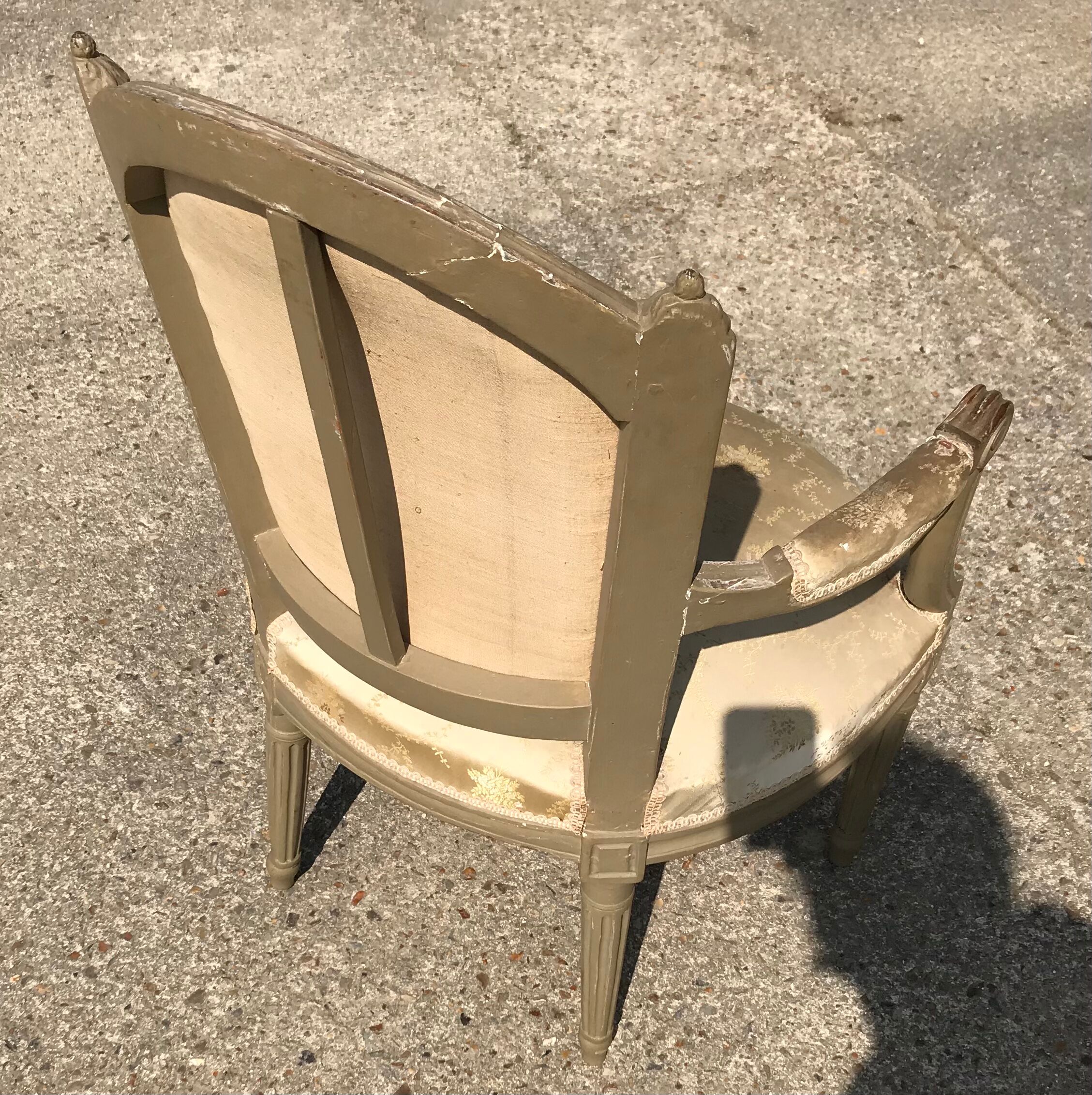 Louis XVI period armchair