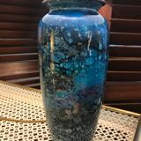 Jean-Noël Bouillet painted table lamp