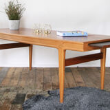 Blond teak, Johannes Andersen low table