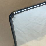 Barber mirror with chain, 28.5x22.5cm