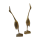 Coupled with brass herons
