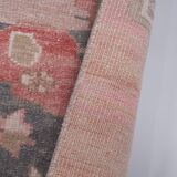 Vintage Turkish rug from Oushak, hand-woven 95x745 cm