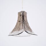 3 leafed murano glass pendant lamp by Carlo Nason for Mazzega