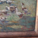 Table "farmyard" by Bourgain circa 1900