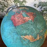 Globe terrestre lumineux 1965 édition Taride