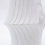 Vase en porcelaine Op Art par Royal Bavaria KPM, Allemagne, années 1970