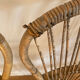 Lot 4 chaises rotin d'Audoux & Minnet