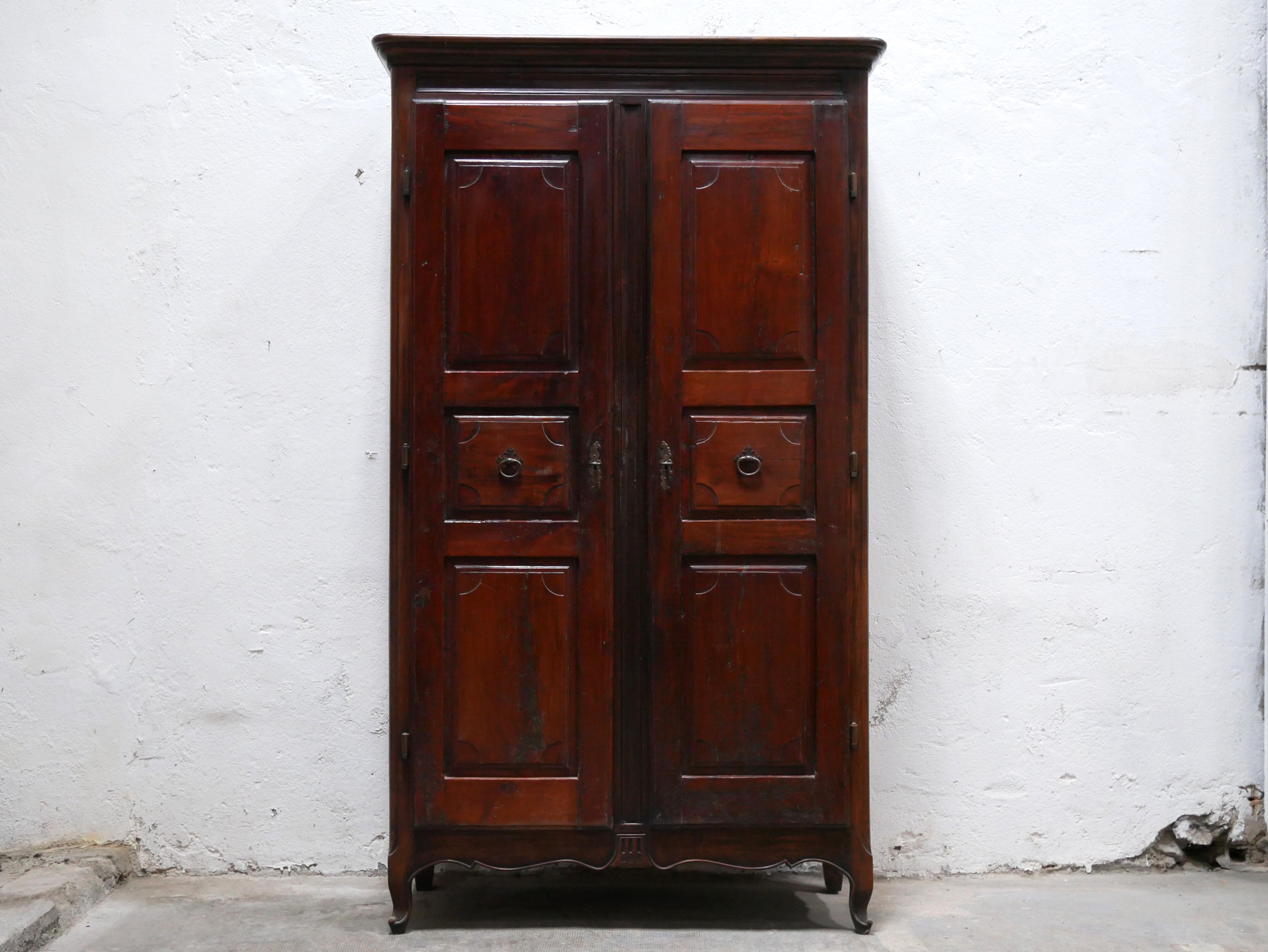 Antique wooden wardrobe