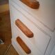 Bureau vintage années 50 peint