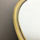 German modernist wall brass mirror Vereinigte Werkstätten München 1950s