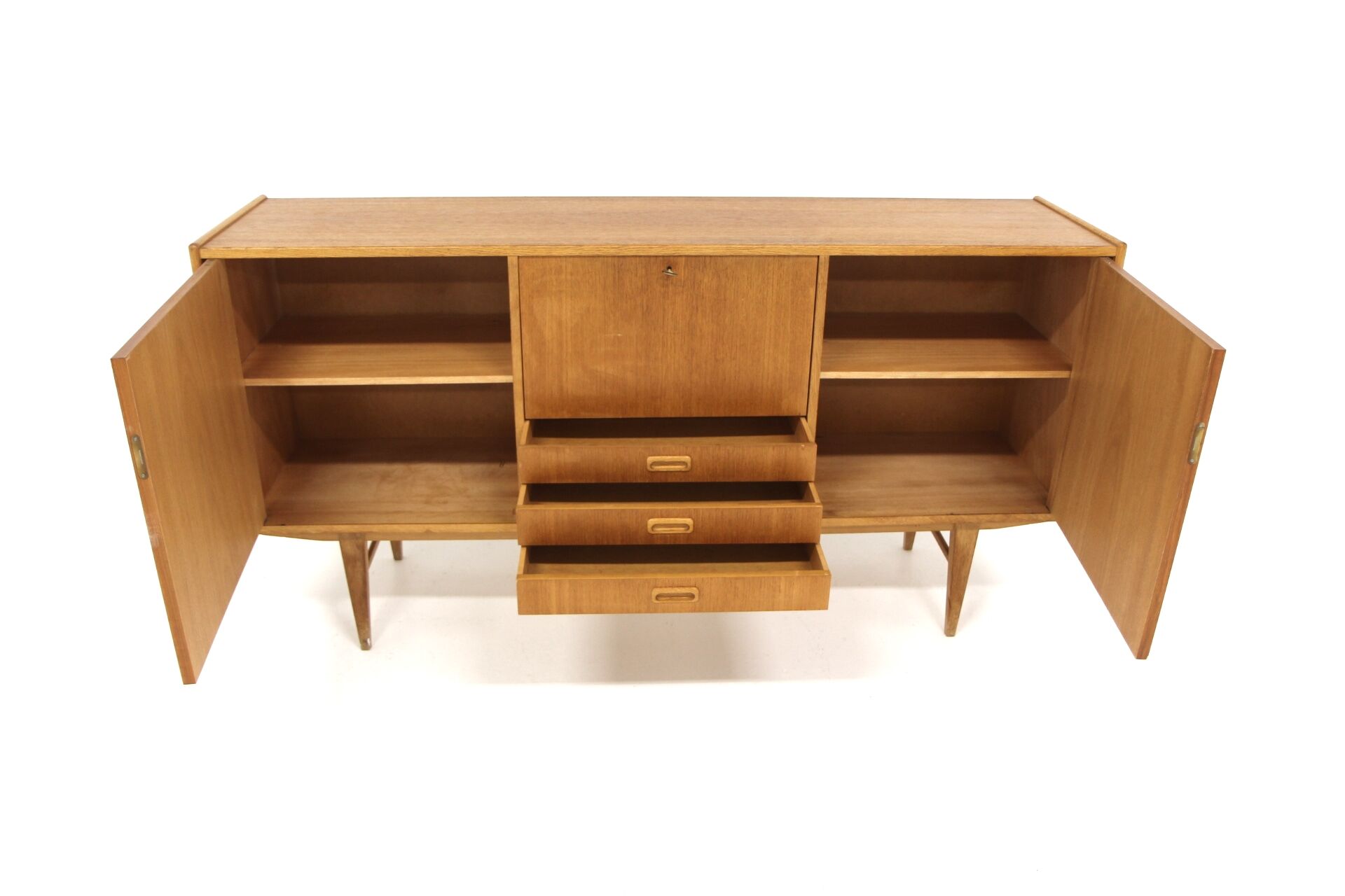 Scandinavian teak and oak enfilade, Sweden, 1960
