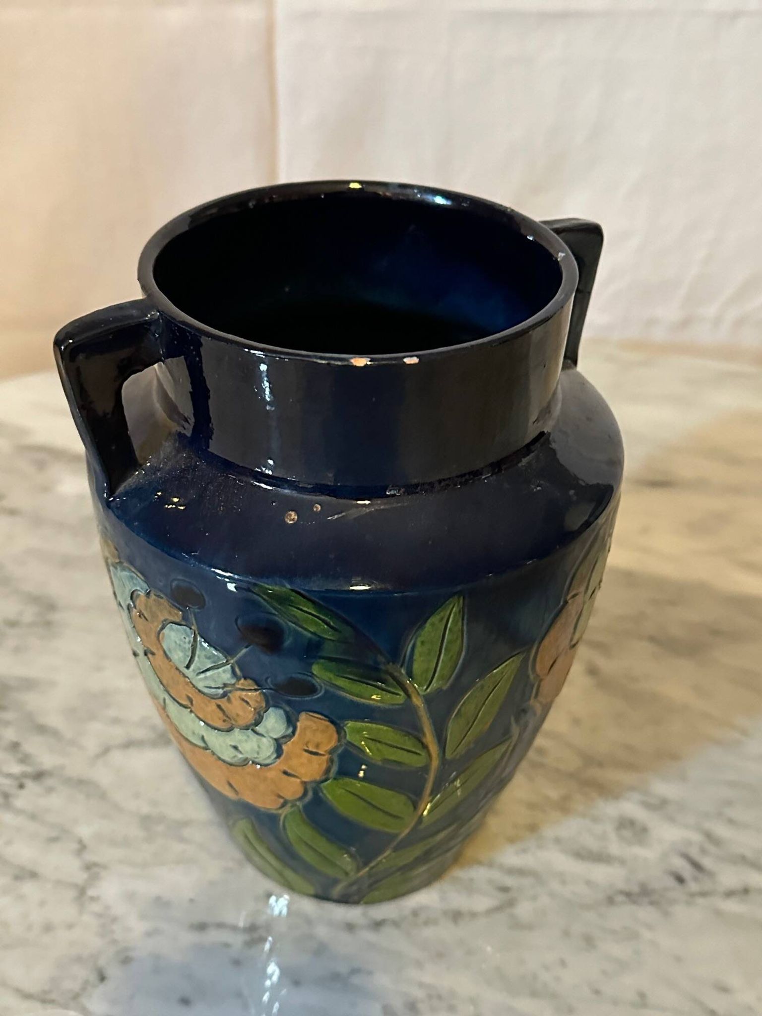 Fauquet terracotta vase