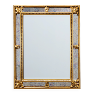 Miroir doré de style