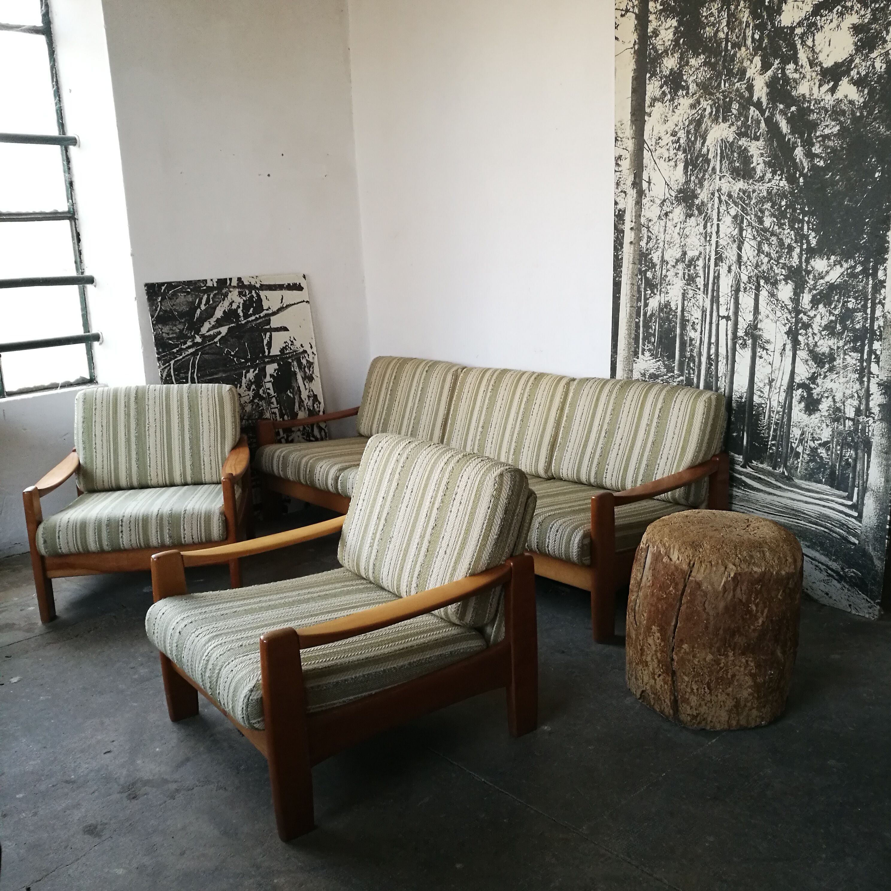 Pair of Scandinavian armchairs