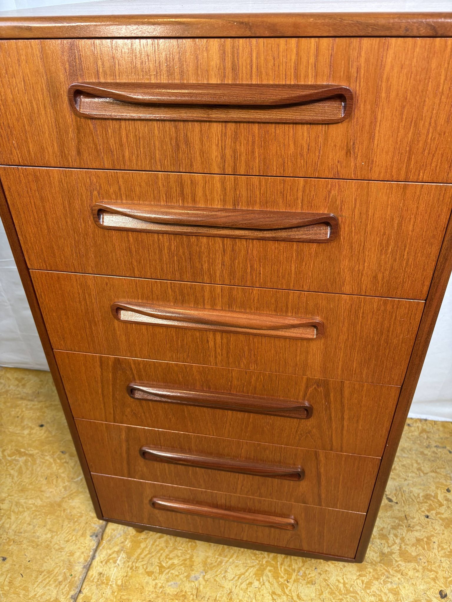 Mid-Century Retro Vintage Teak Tallboy Chest of Drawers by G Plan – Fresco