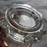 Reims glass candle holder