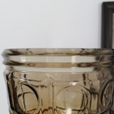 Vase jaune ambré en verre